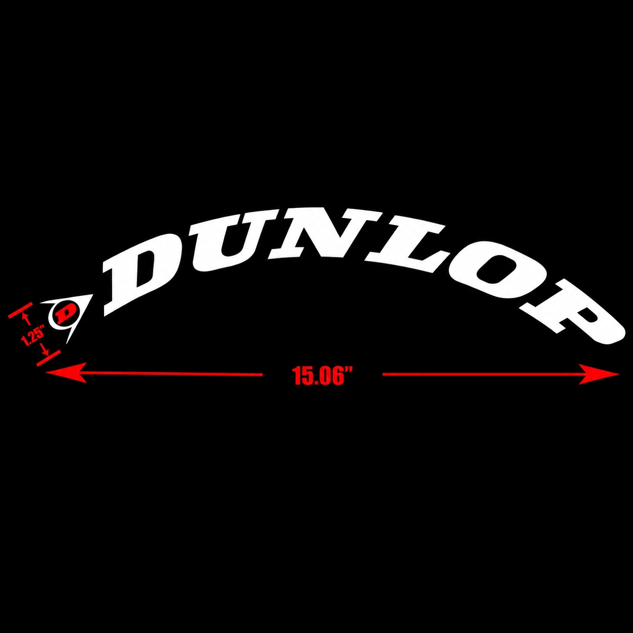 DUNLOP TIRE STICKERS — view 4
