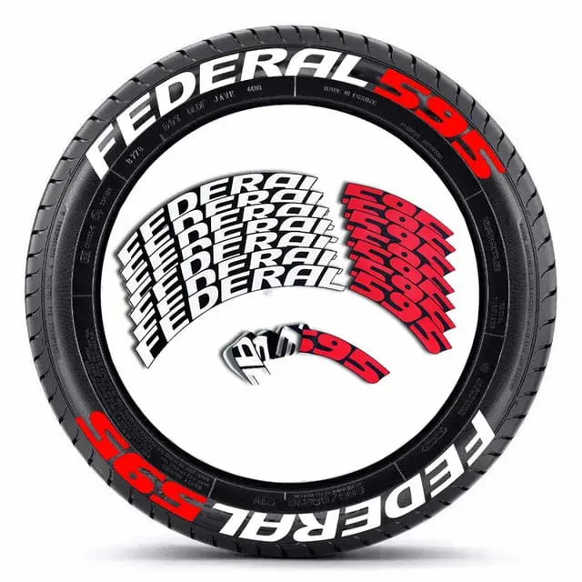 FEDERAL TIRE STICKERS