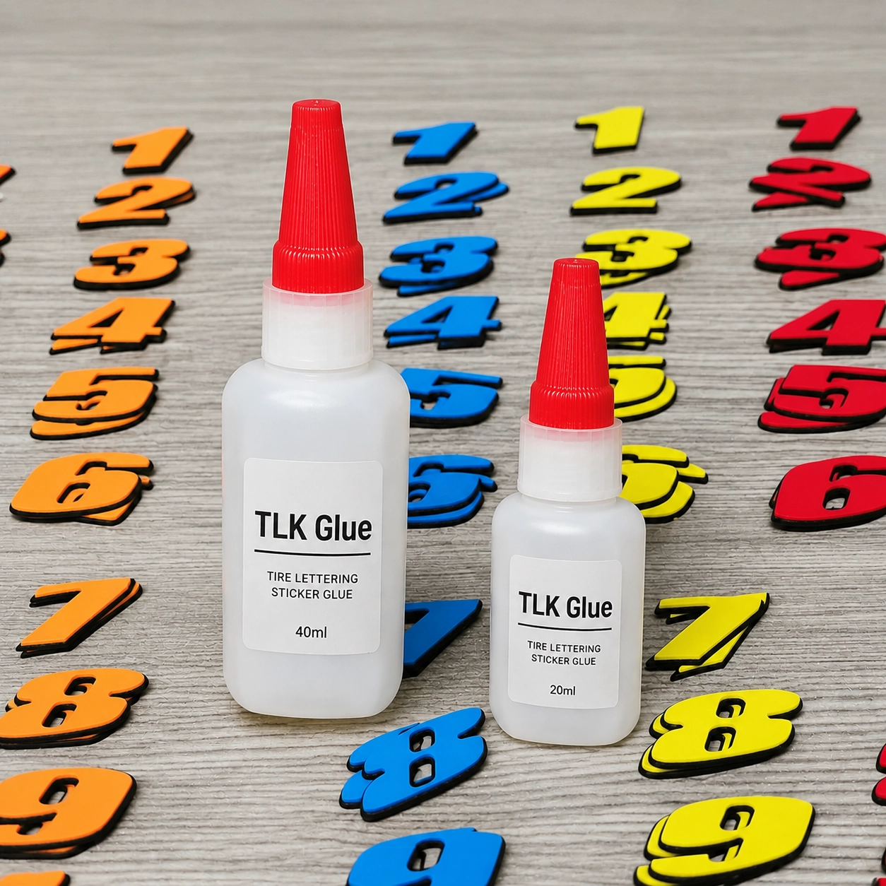 TIRE STICKER GLUE — view 3
