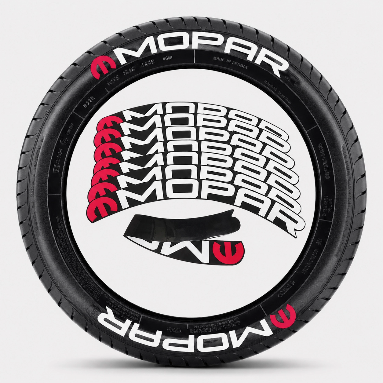 MOPAR TIRE STICKERS — view 2