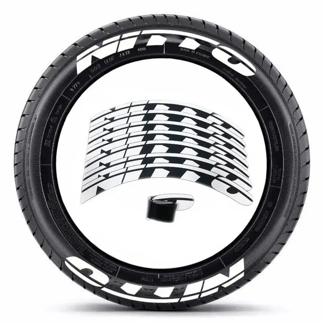 NITTO TIRE STICKERS — view 9