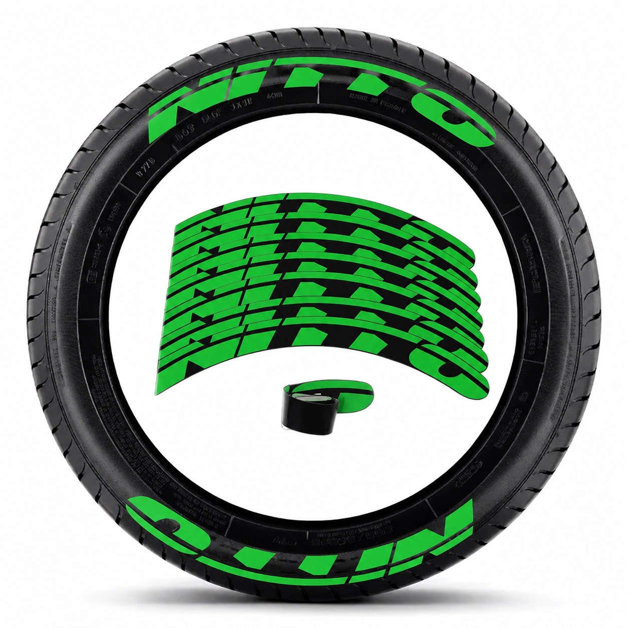 NITTO TIRE STICKERS — view 4
