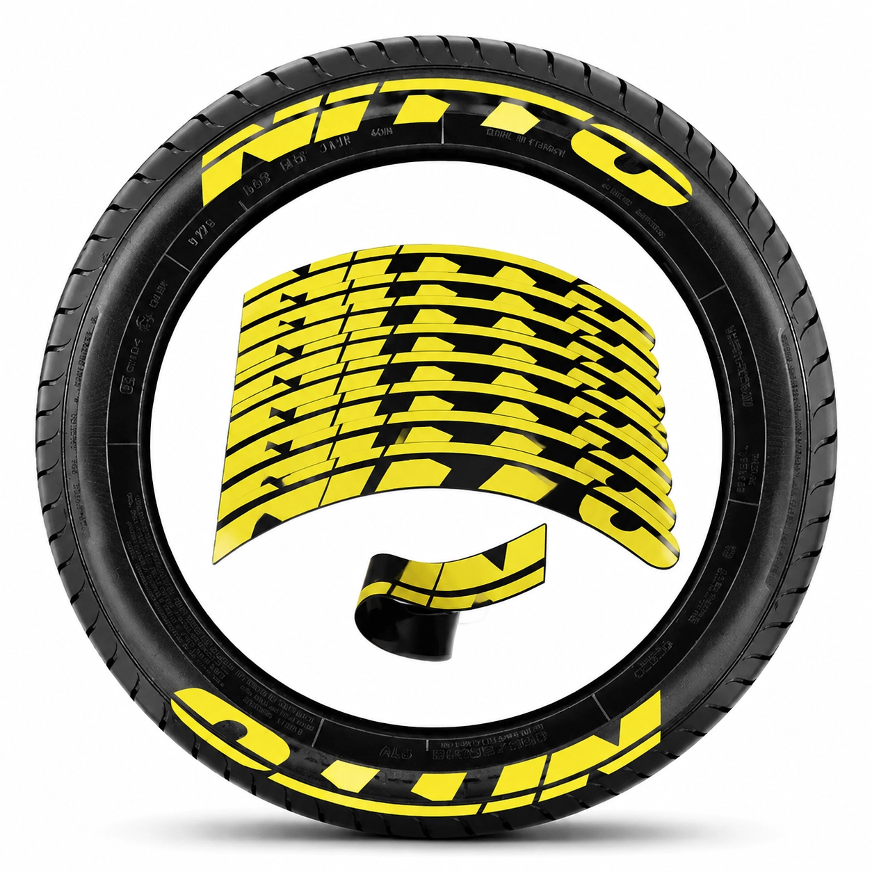 NITTO TIRE STICKERS — view 3