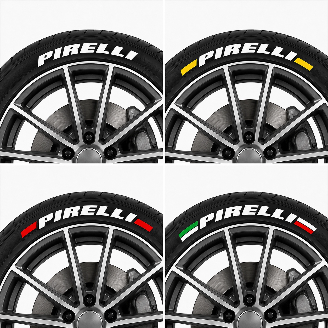 PIRELLI TIRE STICKERS — view 2