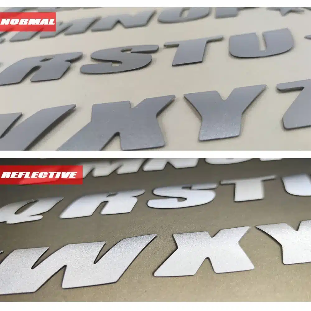 Reflective Custom Tire Lettering — view 8