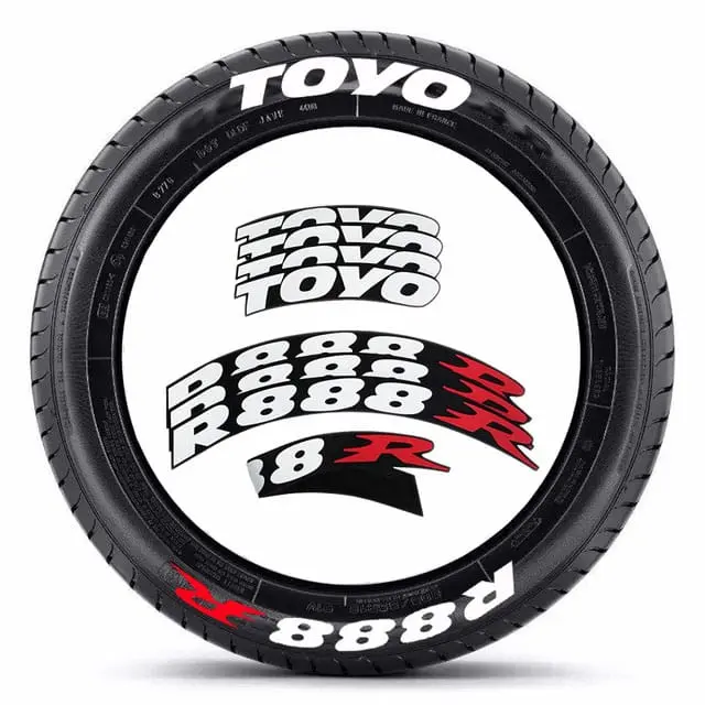 TOYO TIRE STICKERS — view 4