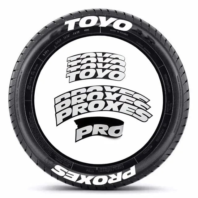 TOYO TIRE STICKERS