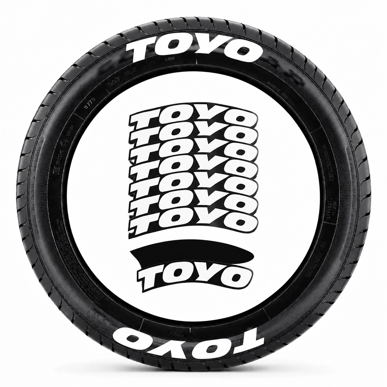 TOYO TIRE STICKERS — view 2