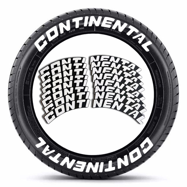 CONEXT-1416-125-4-R-T  Tire Stickers - CONTINENTAL EXTREME